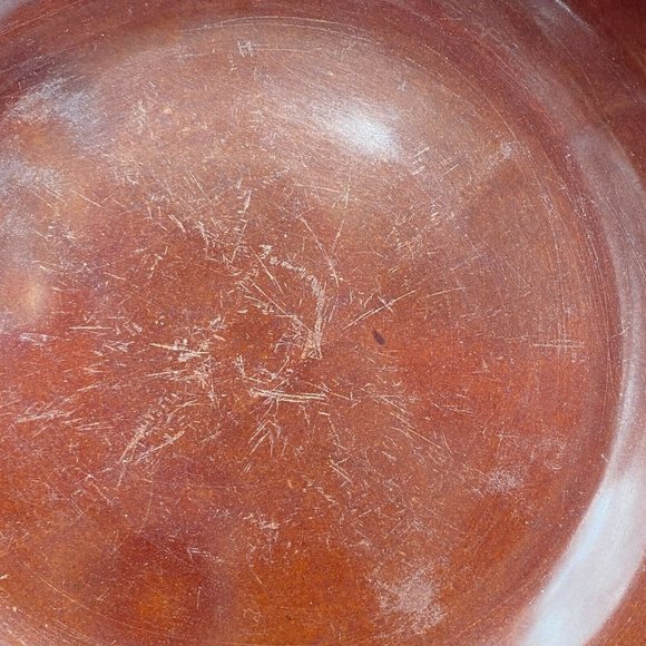 Vintage Brown Drip Glaze Bowl, One large one medium sized, Made in USA, set of 2 - Picture 5 of 11